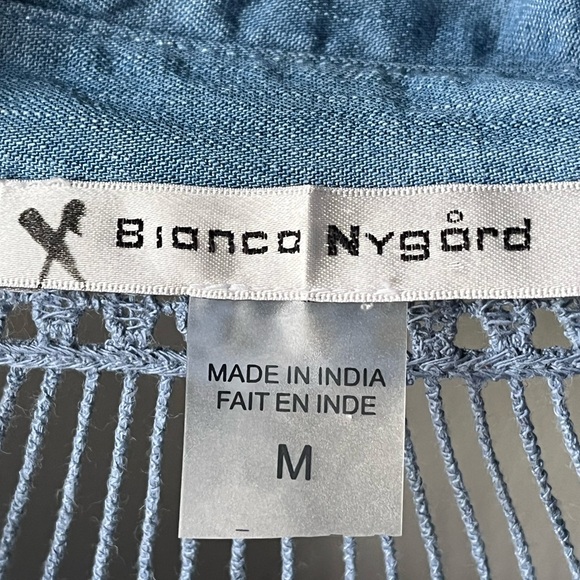 Bianca Nygard blue button down - Picture 5 of 5